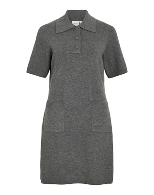 VILina 2/4 Polo Strickkleid